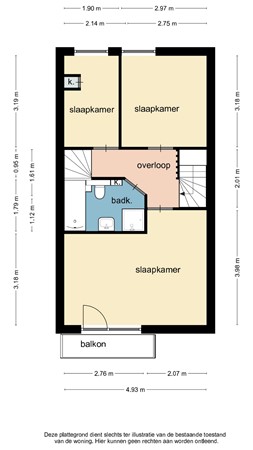 Floorplan - Lorentzstraat 27, 6164 BH Geleen